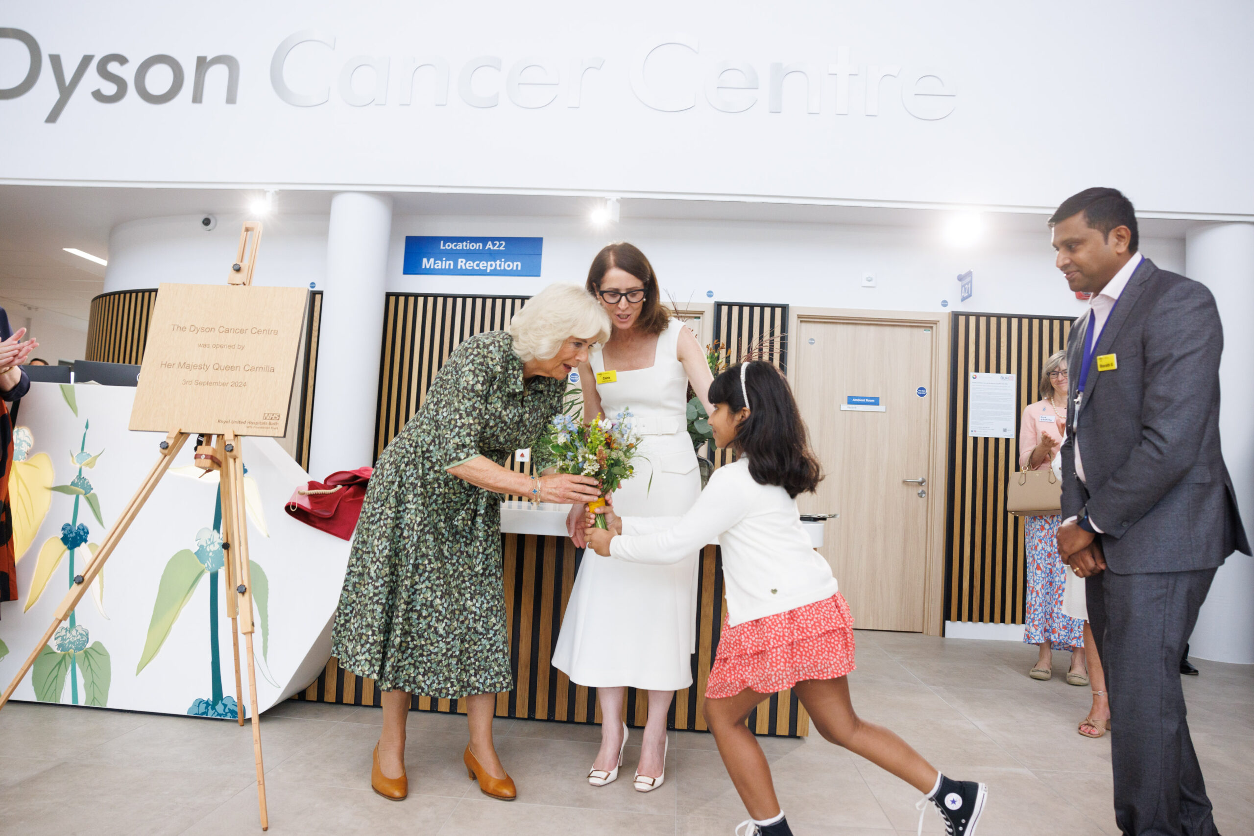 Her Majesty the Queen visits the RUH to officially open the Dyson ...